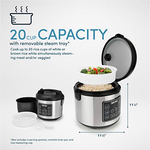 Aroma® 20-Cup Programmable Rice & Grain Cooker and Multi-Cooker