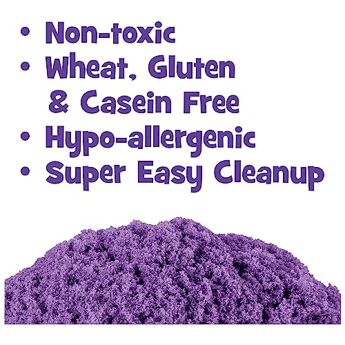 Purple Kinetic Sand for Sensory Play, 2 Pounds
