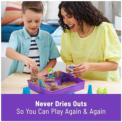 Deluxe Kinetic Sand Beach Castle Playset for Kids