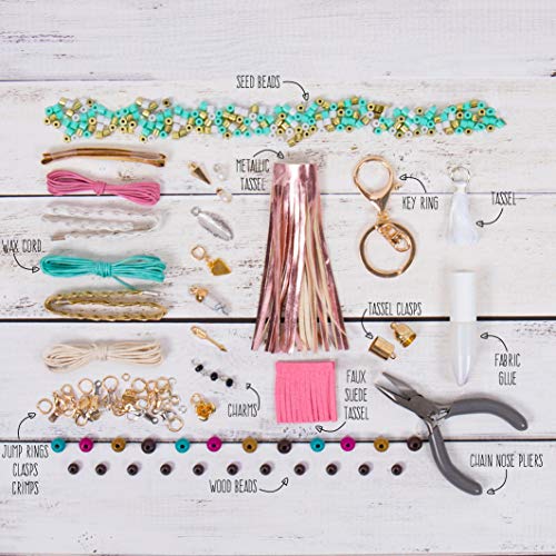 DIY Leather Charm and Tassel Jewelry Craft