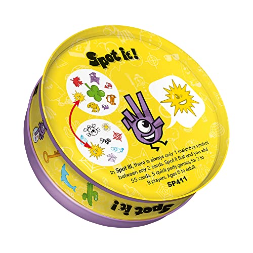 Spot It! Kids Card Game | Age 6+ | 2-8 Players