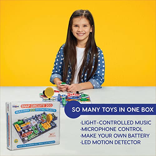 Snap Circuits 203 Electronics Kit | 200+ STEM Projects