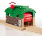 Wooden Train Garage Toy for Kids Age 3+
