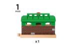 Wooden Train Garage Toy for Kids Age 3+