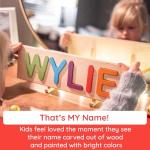 Wooden Personalized Name Puzzle - 9 Letters Limit