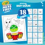 Crayola Baby Shark Color Wonder Pages: Mess-Free Toddler Coloring