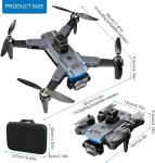 Drone with Camera 4k, HD Drones for Adults, Remote Controller with Screen,Foldable Portable Quadcopter, Obstacle Avoidance, Brushless Motor FPV
