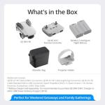 DJI Mini 4K Camera Drone Combo, Drone with 4K UHD Camera for Adults, Under 249 g, 3-Axis Gimbal Stabilization, 10km Video Transmission, Auto Return, 2 Batteries for 62-Min Max Flight Time, QuickShots