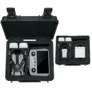 Migitec Waterproof Hard Carrying Case Compatible with DJI Mini 5 Pro/Mini 4/3 Pro Fly More Combo, Travel Case Fits DJI RC 2/ RC-N3 and More Drone Accessories