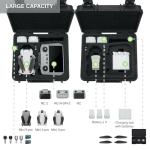 Migitec Waterproof Hard Carrying Case Compatible with DJI Mini 5 Pro/Mini 4/3 Pro Fly More Combo, Travel Case Fits DJI RC 2/ RC-N3 and More Drone Accessories