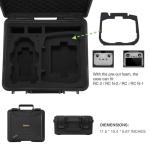 Migitec Waterproof Hard Carrying Case Compatible with DJI Mini 5 Pro/Mini 4/3 Pro Fly More Combo, Travel Case Fits DJI RC 2/ RC-N3 and More Drone Accessories