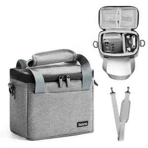 Linpr DJI Mini 4K/4/2 SE Travel Carrying Case, Portable Shoulder Bag for Drone & Controller Accessories, Waterproof Oxford Storage Bag with Strap Handle (Grey)