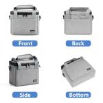 Linpr DJI Mini 4K/4/2 SE Travel Carrying Case, Portable Shoulder Bag for Drone & Controller Accessories, Waterproof Oxford Storage Bag with Strap Handle (Grey)