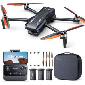 Bwine F7MINI 8K Photo Drones with Camera for Adults 4K Video Quadcopter, 3-Axis Brushless Gimbal EIS, 96 Mins, 20000ft FPV Control, AI GPS Smart Return, Follow, Waypoint, Orbit Fly, Beginner Mode, 249g