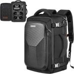 PEKREWS Avata 2 Case, Expandable Carry On Bag for DJI Goggles 3, RC Motion 3, Large Capacity Avata 2 Backpack Fits 17.3 Inch Laptop and DJI Fly More Combo, Travel Drone Carrying Case for Accessories