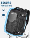 PEKREWS Avata 2 Case, Expandable Carry On Bag for DJI Goggles 3, RC Motion 3, Large Capacity Avata 2 Backpack Fits 17.3 Inch Laptop and DJI Fly More Combo, Travel Drone Carrying Case for Accessories