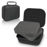 EVA Hard Case with Customizable Foam Insert, 8 x 6 x 4.2 Inch Dustproof Shockproof Protective Carrying Case, Hard Shell Zipper Case for Camera, Drones, Digital Products, Electronic Instruments & More