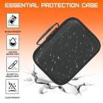EVA Hard Case with Customizable Foam Insert, 8 x 6 x 4.2 Inch Dustproof Shockproof Protective Carrying Case, Hard Shell Zipper Case for Camera, Drones, Digital Products, Electronic Instruments & More