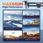 Autel Robotics EVO Lite 640T Enterprise Bundle, 640x512 T~hermal&1/2'' CMOS 48MP V~isible C-a-mera, 1-16x Digital Zoom, AI Target Recognition, 12KM Transmission, 866g Lightweight, 40Min Max Time