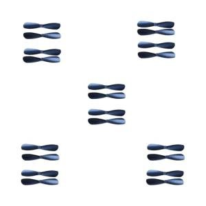 Propeller Props, 20pcs Propeller Blades UAV Propeller is Used for Remote Control Glider. The Nylon Mini Propeller is 1.8 Inches Long and The Center Hole is 0.03 Inch skrnrhrery (Black)