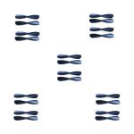 Propeller Props, 20pcs Propeller Blades UAV Propeller is Used for Remote Control Glider. The Nylon Mini Propeller is 1.8 Inches Long and The Center Hole is 0.03 Inch skrnrhrery (Black)