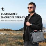 STARTRC PHOTO Mini 4 Pro/3 Case,Portable Hard Waterproof Case for DJI Mini 4 Pro/Mini 3/Mini 3 Pro /RC2/RC Controller/7 Battery/Othter Accessories