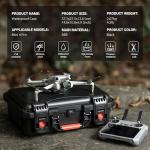 STARTRC PHOTO Mini 4 Pro/3 Case,Portable Hard Waterproof Case for DJI Mini 4 Pro/Mini 3/Mini 3 Pro /RC2/RC Controller/7 Battery/Othter Accessories