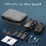 Drone with Camera for Adults 4K, Brushless Motor Drones for Kids Beginners, FPV Foldable RC Quadcopter, 60 Mins Flight, 130° Lens, Gesture Photography, Toys Gifts for Teen Boys Girls, Black