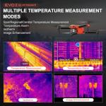 Autel Robotics EVO II Dual 640T Enterprise V3, Support Remote ID, 640 * 512@30 fps T~hermal Imaging, 0.8" RYYB CMOS 8K Sensor, DRI Ranges, 1-16x Zoom, 42 Mins,15KM Transmission