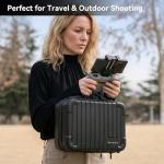 CHILL LIGHT Carrying Case for DJI Mini 4K / Mini 2 SE Drone, ABS Hard Shell Travel Case, Protective Storage Case Compatible with RC-N1C Remote Controller (Not Fly More Combo)