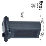 Pinsinholy DS 903475-2S 7.4V 2000mAh RC Quadcopter Battery Compatible for HS360S F5 F5S PRO+ RC Drone