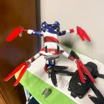 Master Airscrew Stealth Propellers for DJI Mini 3 Pro & Mini 4 Pro - Red, 4 propellers in Set