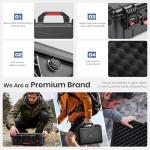 STARTRC Dual Layer Waterproof Hard Case for DJI Mini 5 Pro/4 Pro/3 - Organized Storage for Drone, Fly More Combo, 6 Batteries, 65W Charger, filter set, RC2/RC-N3 & landing pad