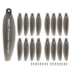 Universal 70mm/2.76In Drone Propellers for S159, S166, S167, S197, V168,AE20Max Models - Replacement Drone Accessories with Stable and Low-Noise Operation, Easy Installation and Removal,16-Pack (gray)