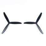 7-Inch Glass Fiber Nylon Propellers, 3-Blade Props for Cinelifter FPV Drones, Black (4 pcs - 2 CW, 2 CCW)