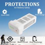 POWERION Phantom 3 Battery for DJI, 2 Pack 4500mAh-15.2V Intelligent Flight Battery for DJI Phantom 3/3 Pro/3 Advanced/3 4K/3 SE Drone Replacement