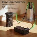 Bwine F7MINI 4K(RC3) Drones with Camera for Adults, 8K Photo 4K Video, RC with 1080P Screen, 20000ft Transmission, 64min Flight, 3-Axis Gimbal, 249g FAA-Exempt, GPS Track, Auto Return, Beginner Mode