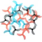 12Pair Gemfan 45MM 3-Blade Propeller Props 1.5mm Hole for FPV Quadcopter Freestyle Toothpick Micro FPV Racing Drone 12CW+12CCW