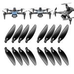mcokoe 16PCS Universal 70mm/2.76In Foldable Propellers and Screws Replace Parts for S166/S166MAX/S167/S196 RC Quadcopter Blade Parts