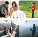 4 Pairs 9450 Self Tightening Drone Propeller(4CW+4CCW) Compatible with DJI Phantom 2/3/3PRO, Low Noise Propeller, Replacement Parts for Drone Blades