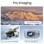 Holy Stone HS900PRO Drones with Camera for Adults 4K, 48MP 8K Photos, 4K/30FPS Video, 3-Axis Gimbal, GPS Auto Return, 10KM 5.8GHz Transmission, 60-mins Fly Time, AI Quick Shots, Under 249g