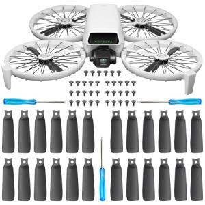 Craznick Propellers for DJI Flip Blades - 24PCS Props Quick Replacement Spare Part Low Noise Wings for DJI Flip Drone Accessories