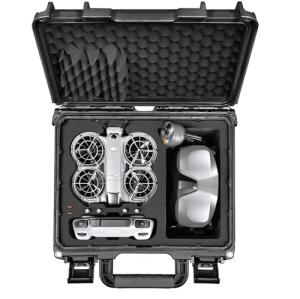 Lekufee Waterproof Hard Carrying Case for DJI Neo 2 Drone, Fly More Combo, DJI RC 2, RC N3, Goggles N3/3, RC Motion 3, and Accessories(Case Only)