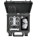 Lekufee Waterproof Hard Carrying Case for DJI Neo 2 Drone, Fly More Combo, DJI RC 2, RC N3, Goggles N3/3, RC Motion 3, and Accessories(Case Only)