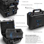 Lekufee Waterproof Hard Carrying Case for DJI Neo 2 Drone, Fly More Combo, DJI RC 2, RC N3, Goggles N3/3, RC Motion 3, and Accessories(Case Only)