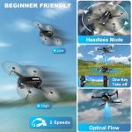 GPS Drone with Camera for Adults, 2K HD FPV Drone with Auto Return, Follow Me, Circle Fly, Waypoint Fly, Stable Hover, Brushless Motor, Foldable 5G Transmission Remote Control Quadcopter, Black