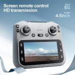 K19 GPS Drone with 4.5-inch Screen Controller with SD card, Unmanned Aerial Vehicle Airdrop, Brushless Motor, Optical Flow Localization, Active Obstacle Avoidance, 2 batteries.