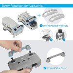 JSVER Carrying Case for DJI Mini 2 Hard Shell Storage Case for Mavic Mini 2/ Mini 2 SE/Mini 4K Drone Remote Comtroller and Other Accessories, with Propeller Protectors and Control Stick Cover