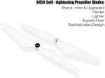 4 Pairs 9450 Self Tightening Drone Propeller(4CW+4CCW) for DJI Phantom 3 Professional, Advanced, Phantom 2 Series¡­