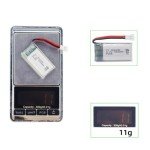 sea Jump 5PCS 3.7V 400mAh Li Battery with 5in1 Charger for SYMA Q11 H99W H31 H6C H98 TR-C385 TR-P51 TR-F22 Quadcopter Parts Aircraft Model Drone Battery AT-96